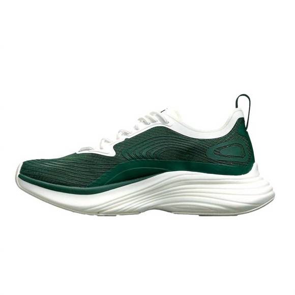 NEW APL men's streamline shoes in dark green/ivory